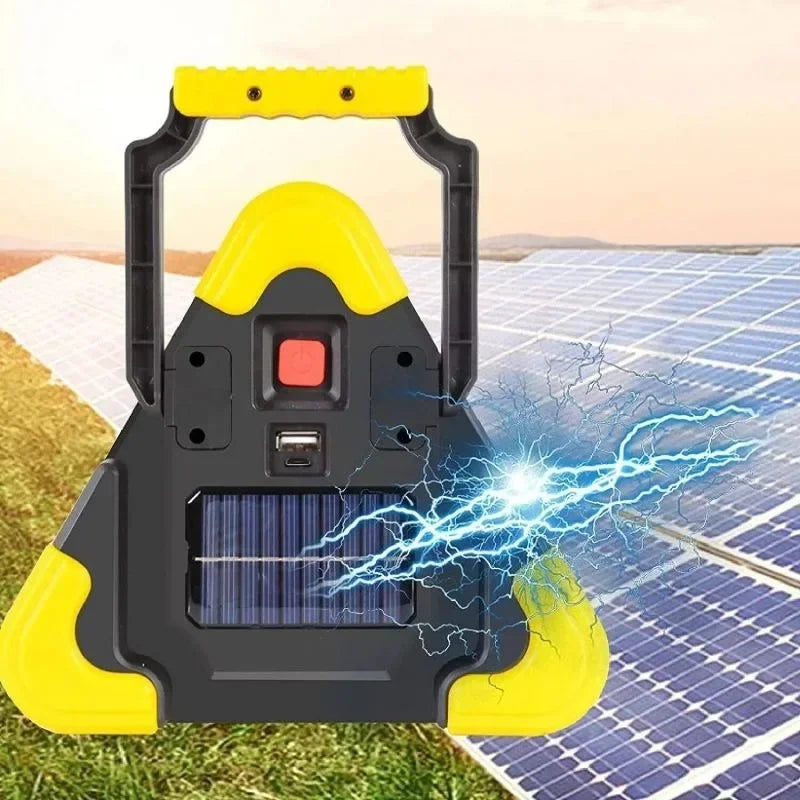 2-in-1 Solar Emergency Warning Light