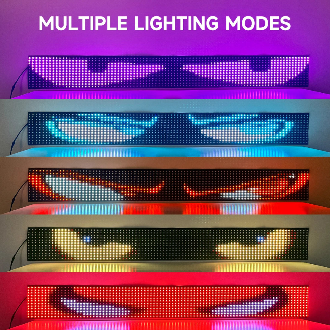 LED Truck Sign Scrolling Pixel Display